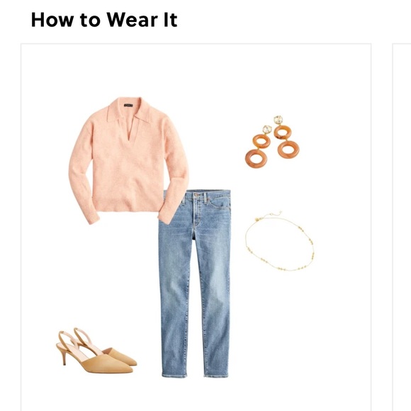 HP!⭐️ NWT J.Crew Made-in-Italy round drop earrings. Sold out! Glass top. - Picture 3 of 9